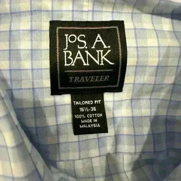 Jos. A Banks Lot of 3 Dress Shirts Size 16 1/2 36 - Picture 9 of 10